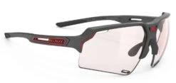 Rudy Project Deltabeat Sportbrille - Charcoal Matte - ImpactX 2 Red