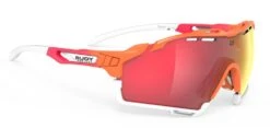 Rudy Project Cutline Sportbrille - Mandarin Fade/coral Matt/Multilaser Red