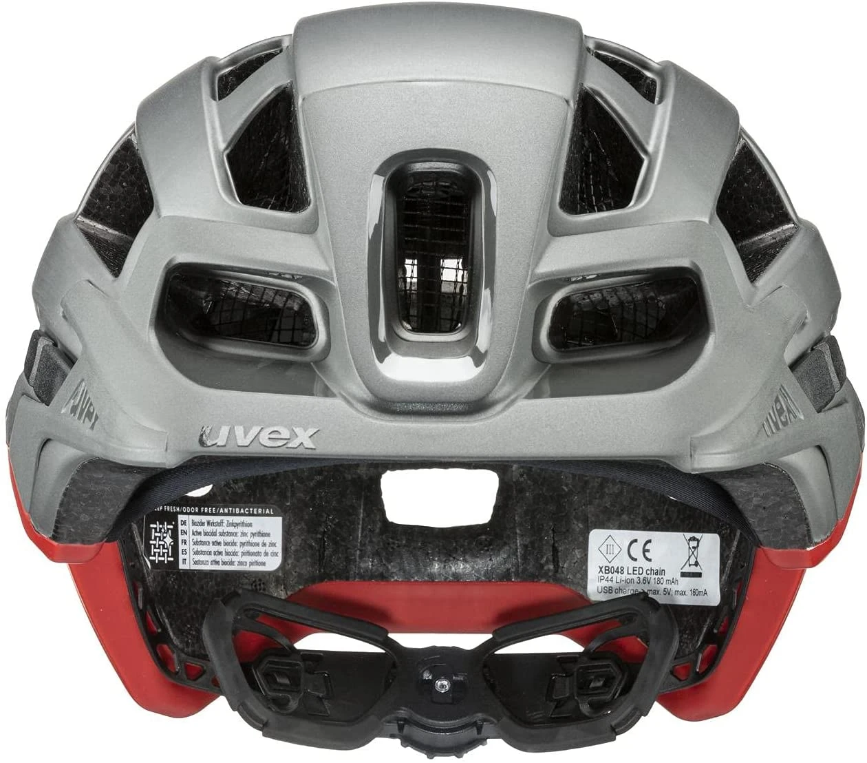 Uvex Finale 2.0 Light Fahrradhelm-silver Red Mat 5 Uvex Finale 2.0 Light Fahrradhelm-silver Red Mat – Bild 3