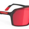 Rudy Project Spinshield Sportbrille - Black Matte / Multilaser Red -Sportausrüstung SP723806 0002 Rudy Project Lifestyle Sportbrille Spinshield black red 1