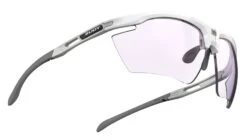 Rudy Project Magnus Sportbrille - White Gloss - ImpactX 2 Laser Purple -Sportausrüstung SP757569 0000 Rudy Project Magnus Sportbrille grosse breite gesichter white gloss photo chrom to laser purple 3