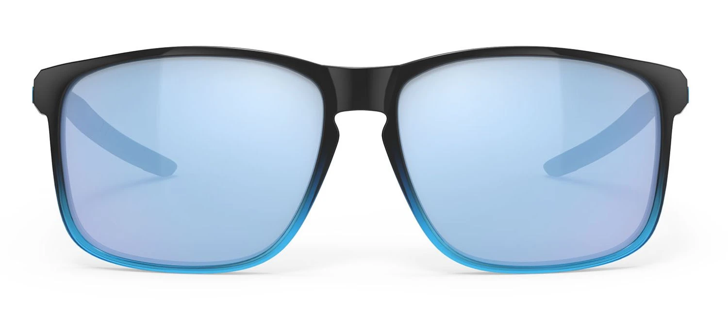 Rudy Project Overlap Sonnenbrille - Black Fade Crystal Azur Gloss / Multilaser Ice 4 Rudy Project Overlap Sonnenbrille - Black Fade Crystal Azur Gloss / Multilaser Ice – Bild 2