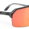 Rudy Project Spinshield Air Sportbrille - Crystal Ash / Multilaser Orange -Sportausrüstung SP844033 0000 Rudy Project Spinshield Air Sportbrille Glasses Crystal Ash MLS Multilaser Orange