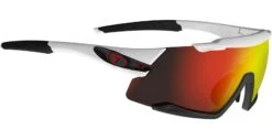 TIFOSI Aethon Sportbrille-white-black/Mirror Red -Sportausrüstung Tifosi Aethon Sportbrille white black mat 8