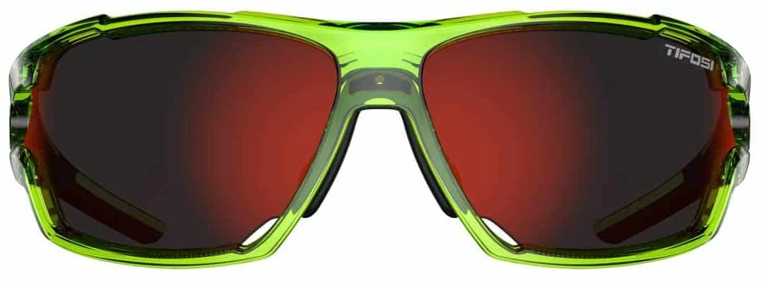 TIFOSI Amok Sportbrille-Chrystal Neon Green/Mirror Red 4 TIFOSI Amok Sportbrille-Chrystal Neon Green/Mirror Red – Bild 2