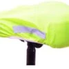 Filmer Fahrradsattel-Abdeckung-neon Gelb -Sportausrüstung filmer 47017 fahrrad satteldecke safety mit reflektorstreifen neongelb 2