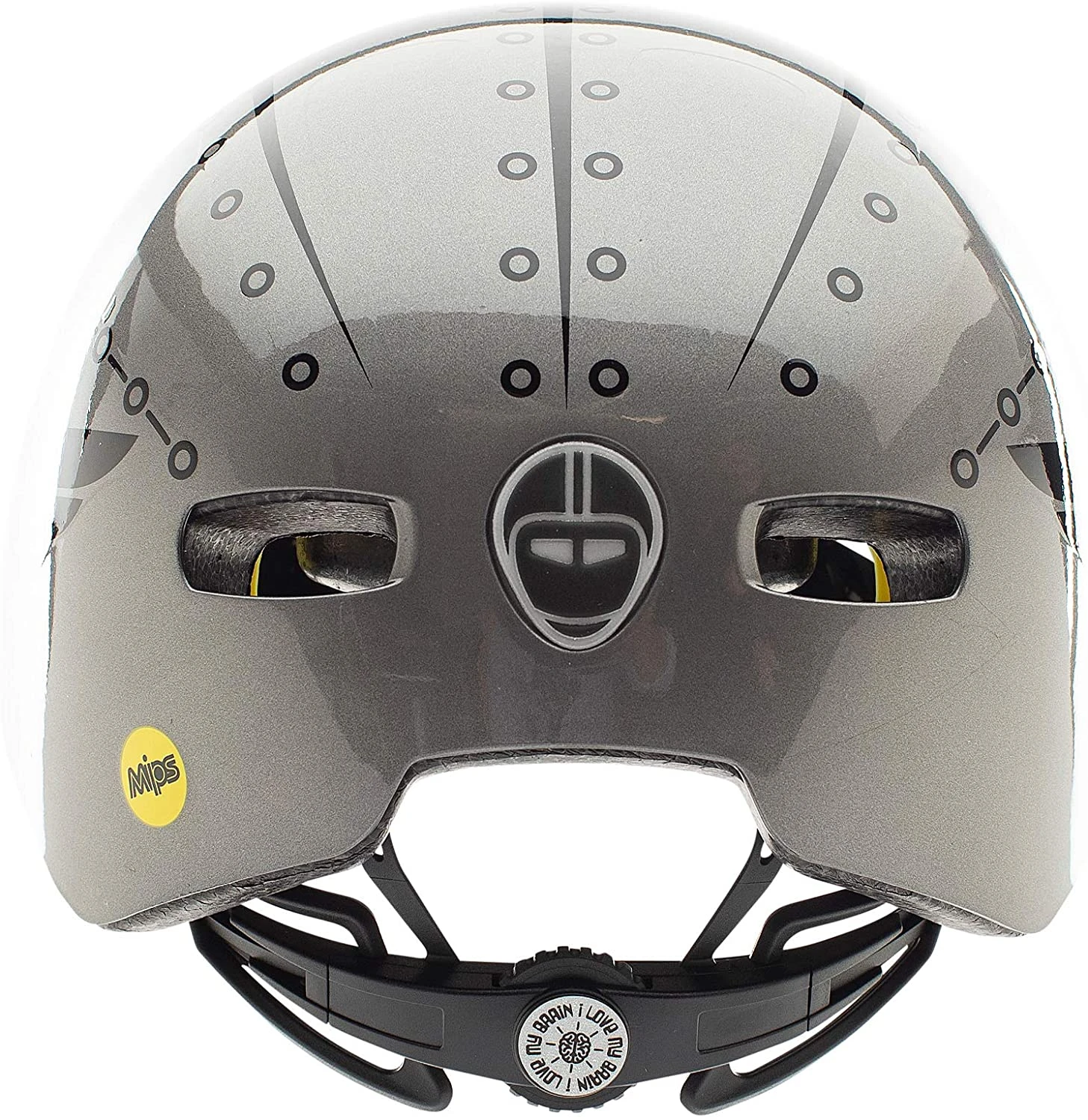 Nutcase Little Nutty Mips Fahrradhelm "Robo Boy" Gloss 4 Nutcase Little Nutty Mips Fahrradhelm "Robo Boy" Gloss – Bild 2