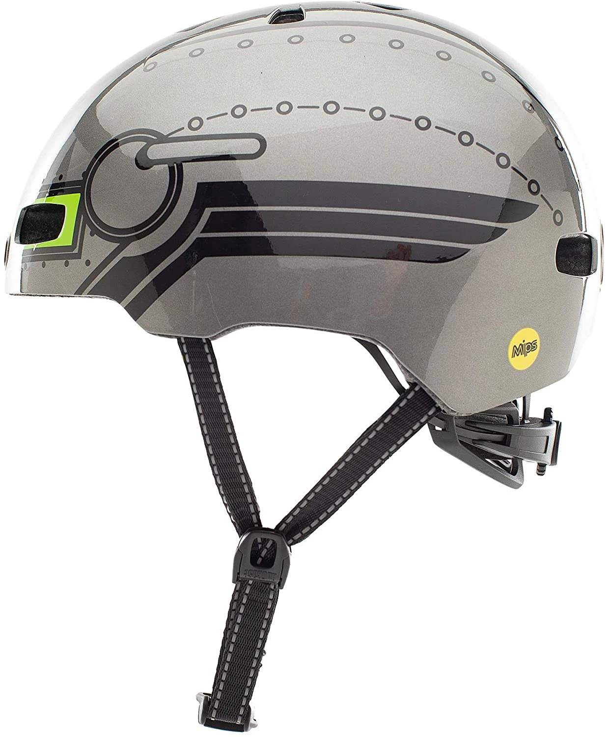 Nutcase Little Nutty Mips Fahrradhelm "Robo Boy" Gloss 7 Nutcase Little Nutty Mips Fahrradhelm "Robo Boy" Gloss – Bild 5