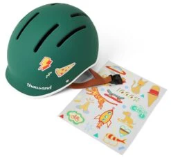 Thousand Junior Fahrradhelm "Going Green" XS -Sportausrüstung thousand jr helmet going green studio 6