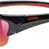 Uvex Blaze III Sportbrille - Black Red