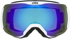 Uvex Downhill 2100 Skibrille White/blue-green -Sportausrüstung uvex downhill 2100 skibrille colorvision white mirror blue 2