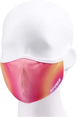 Uvex Face Mask Gesichtsmaske - Juicy Peach -Sportausrüstung uvex face mask Gesichtsmaske Mund Nasen Schutz juice peach 2