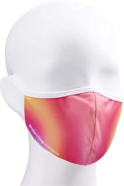 Uvex Face Mask Gesichtsmaske - Juicy Peach -Sportausrüstung uvex face mask Gesichtsmaske Mund Nasen Schutz juice peach 3