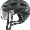 Uvex Finale Visor Visier Fahrradhelm - Forest Mat