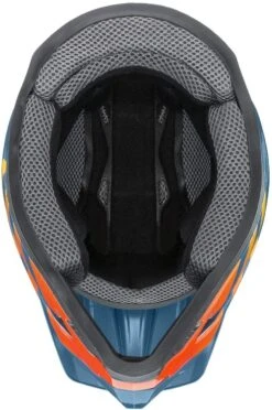 Uvex HLMT 10 Bike Full Face Helm - Blue Fire -Sportausrüstung uvex hlmt 10 bike donwhill mtb bmx helm 5 ansicht von unten