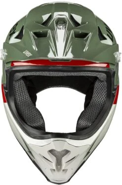 Uvex HLMT 10 Bike Full Face Helm - Moos Green-sand -Sportausrüstung uvex hlmt 10 bike dowmhill bmx helm moos sand mat 1