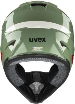 Uvex HLMT 10 Bike Full Face Helm - Moos Green-sand -Sportausrüstung uvex hlmt 10 bike dowmhill bmx helm moos sand mat 3