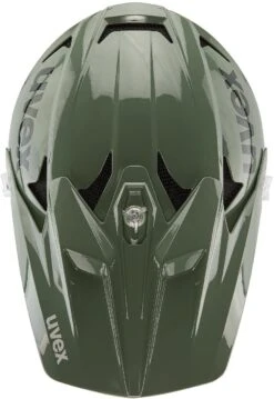 Uvex HLMT 10 Bike Full Face Helm - Moos Green-sand -Sportausrüstung uvex hlmt 10 bike dowmhill bmx helm moos sand mat 4
