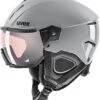 Uvex Instinct Visor Pro V Visier-Skihelm - Rhino 1 Uvex Instinct Visor Pro V Visier-Skihelm - Rhino -Sportausrüstung uvex instinct visor pro V selbsttoenend visier skihelm rhino 1