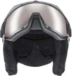 Uvex Instinct Visor Pro V Visier-Skihelm - Rhino -Sportausrüstung uvex instinct visor pro V selbsttoenend visier skihelm rhino 3