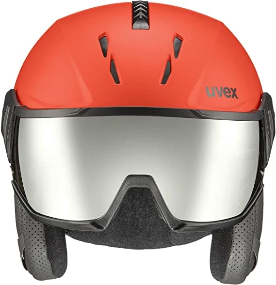 Uvex Instinct Visor Visier-Skihelm - Fierce Red-black Mat 4 Uvex Instinct Visor Visier-Skihelm - Fierce Red-black Mat – Bild 2