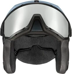 Uvex Instinct Visor Visier-Skihelm - Glacier-black Mat -Sportausrüstung uvex instinct visor visier skihelm glacier black matt 3