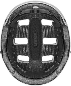 Skaterhelm Uvex Kid 3 - Race Silver -Sportausrüstung uvex kid 3 Fahrradhelm race silver 5