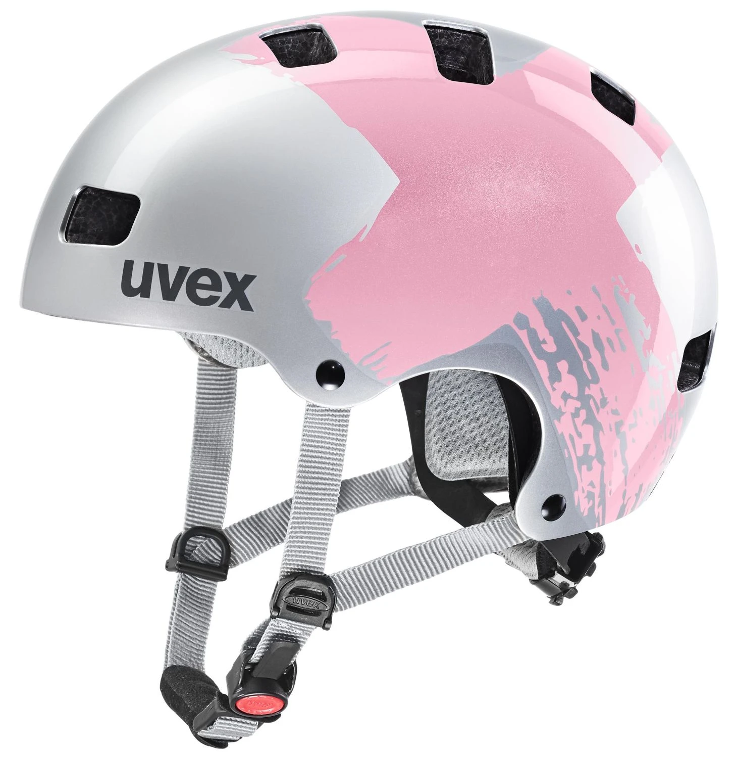 Skaterhelm Uvex Kid 3 - Silver-rose 3 Skaterhelm Uvex Kid 3 - Silver-rose