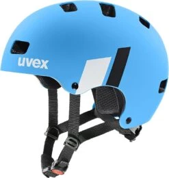 Skaterhelm Uvex Kid 3 Cc - Blue White Mat
