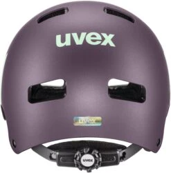 Skaterhelm Uvex Kid 3 Cc - Plum-mint Mat -Sportausrüstung uvex kid 3 cc kinder skaterhelm fahrradhelm plum mint mat 3