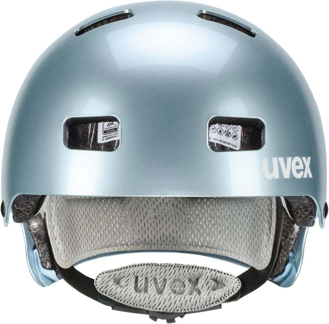 Skaterhelm Uvex Kid 3 - Cloud-white 4 Skaterhelm Uvex Kid 3 - Cloud-white – Bild 2