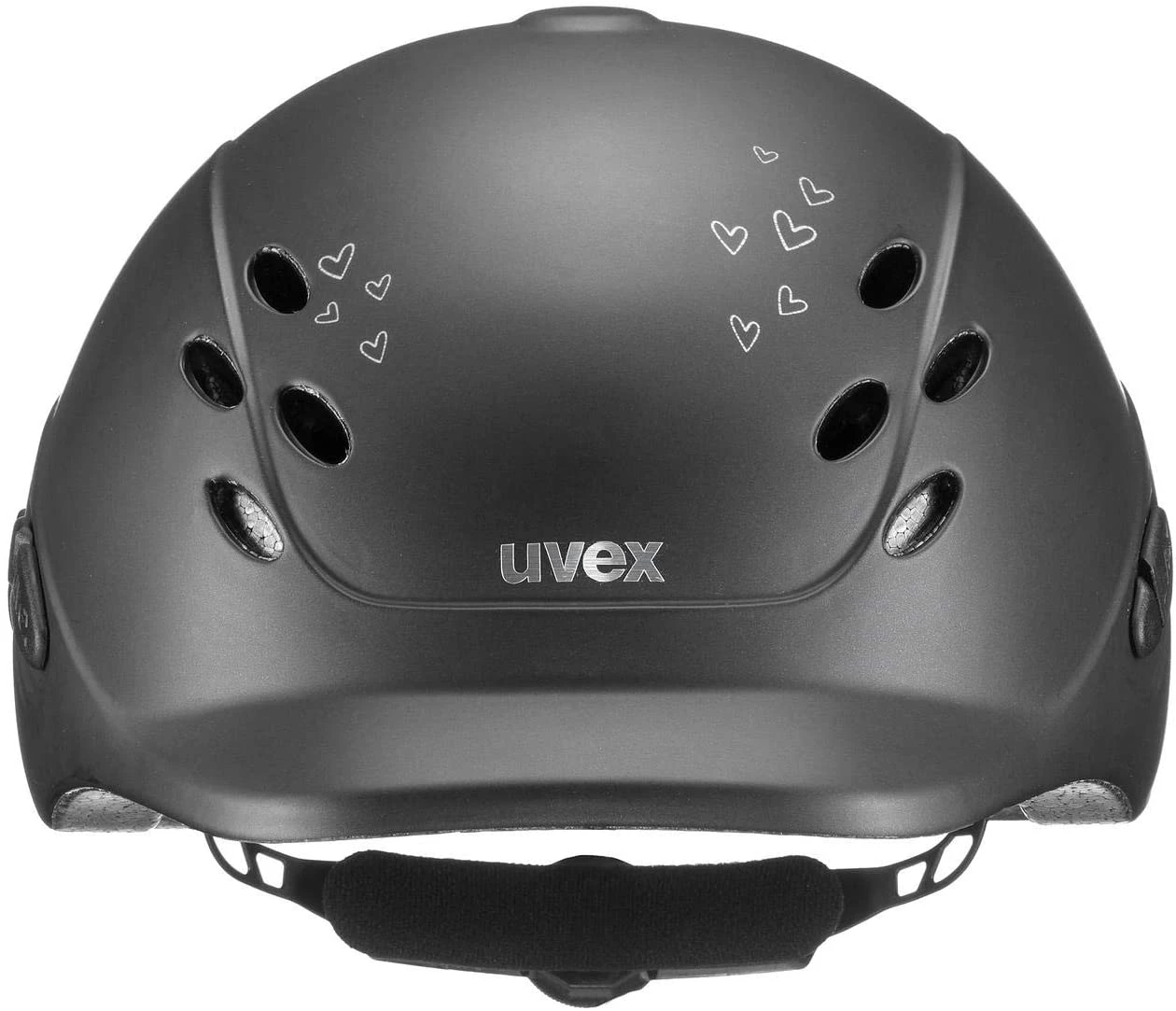 Uvex Onyxx Kinderreithelm - Glamour Black Pink Mat 4 Uvex Onyxx Kinderreithelm - Glamour Black Pink Mat – Bild 2