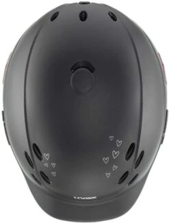 Uvex Onyxx Kinderreithelm - Glamour Black Pink Mat 12 Uvex Onyxx Kinderreithelm - Glamour Black Pink Mat -Sportausrüstung uvex onyx glamour kinder reithelm black pink 5