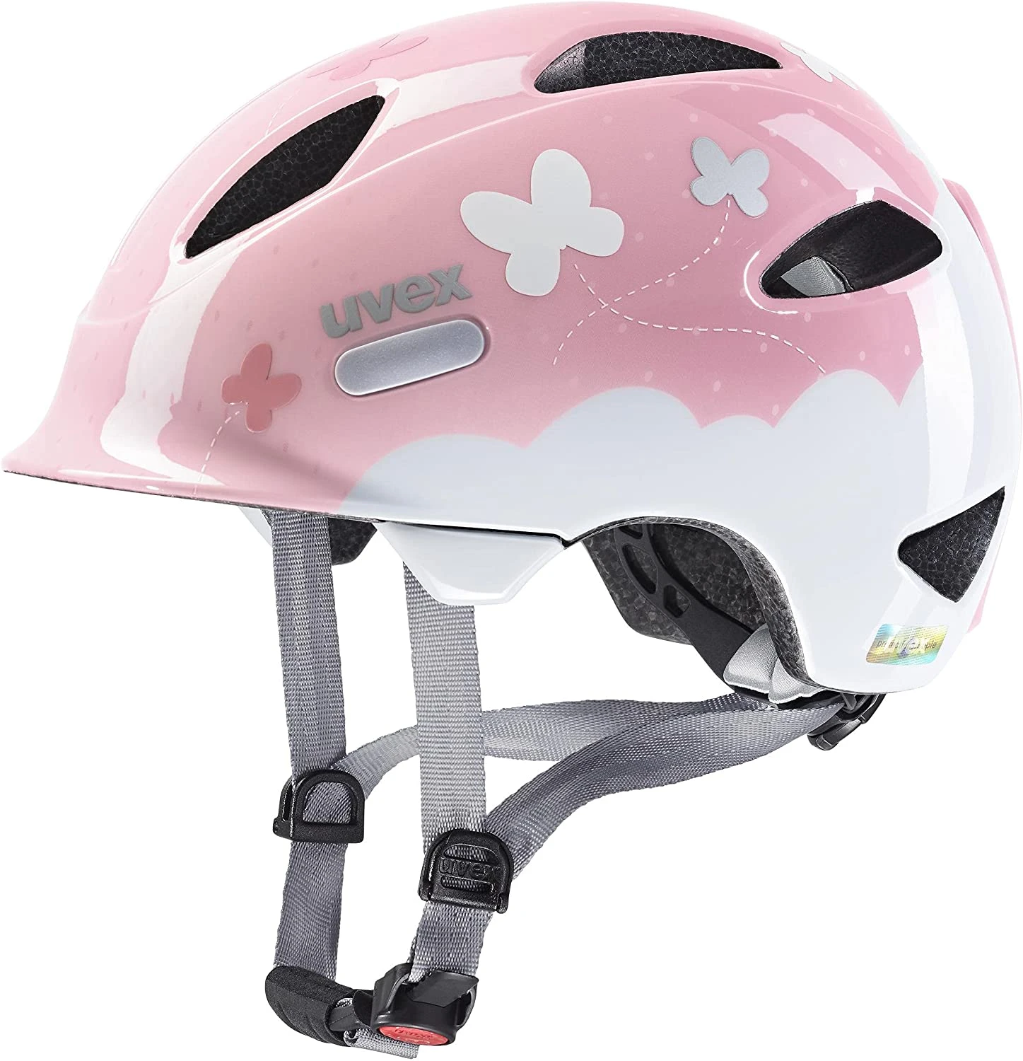Fahrradhelm Uvex Oyo Style Kinderfahrradhelm - Butterfly Pink 3 Fahrradhelm Uvex Oyo Style Kinderfahrradhelm - Butterfly Pink