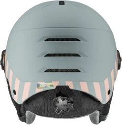 Uvex Rocket Jr. Visor Visier Kinder-Skihelm - Vis Rhino-blush Mat -Sportausrüstung uvex rocket jr visor Kinder Visier Skihelm vis rhino blush mat 3
