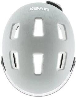 Uvex Rush Visor Visier Fahrradhelm - Papyrus Grey Mat -Sportausrüstung uvex rush visor Visier Fahrradhelm mit Ruecklicht papyrus grey mat 7