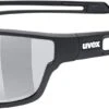 Uvex Sportstyle 806 V Vario Sportbrille - Black Mat -Sportausrüstung uvex sportstyle 806 V selbsttoenende Sportbrille Vollrahmen black mat 1