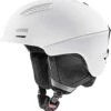 Uvex Ultra Skihelm - White-black Mat -Sportausrüstung uvex ultra Skihelm white black 1