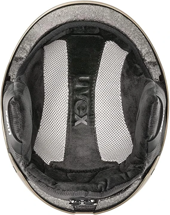 Uvex Wanted Skihelm - Soft Gold-silver Stripes Mat 6 Uvex Wanted Skihelm - Soft Gold-silver Stripes Mat – Bild 4